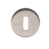 Heritage Brass Standard Key Escutcheon, Satin Nickel -