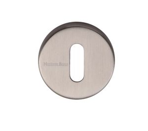 Heritage Brass Standard Key Escutcheon, Satin Nickel -