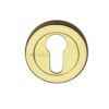 Heritage Brass Euro Profile Key Escutcheon, Polished Brass