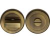 Heritage Brass Round 53mm Diameter Turn & Release, Antique Brass -