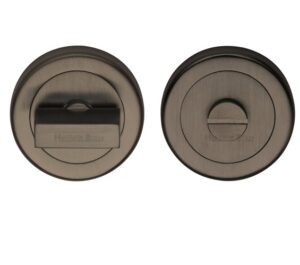Heritage Brass Round 53mm Diameter Turn & Release, Matt Bronze -