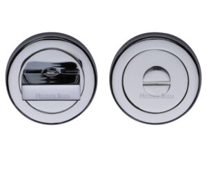 Heritage Brass Round 53mm Diameter Turn & Release, Polished Chrome -