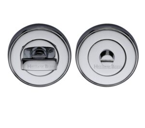 Heritage Brass Round 50mm Diameter Turn & Release, Polished Chrome