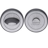 Heritage Brass Contemporary Round 53mm Diameter Turn & Release, Satin Chrome