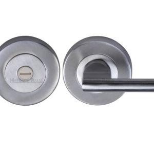 Heritage Brass Disabled Turn Round 53mm Diameter Turn & Release, Satin Chrome