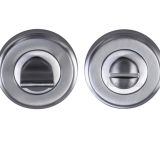 Heritage Brass Round 50mm Diameter Turn & Release, Satin Chrome