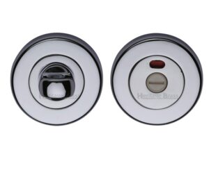 Heritage Brass Indicator Round 53mm Diameter Turn & Release, Polished Chrome -