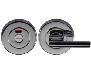 Heritage Brass Disabled Indicator & Turn Round 53mm Diameter Turn & Release, Polished Chrome -