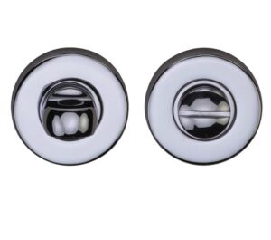 Heritage Brass Round 46mm Diameter Turn & Release, Polished Chrome -