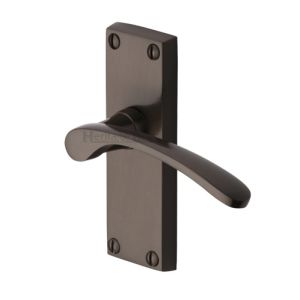 Heritage Brass Sophia Short Matt Bronze Door Handles (sold in pairs)