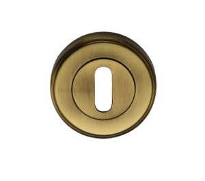 Heritage Brass Standard Key Escutcheon, Antique Brass -