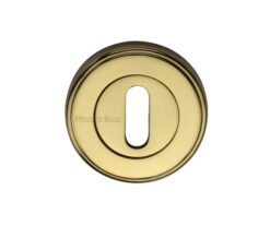 Heritage Brass Standard Key Escutcheon, Polished Brass -
