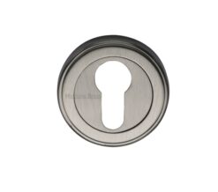 Heritage Brass Euro Profile Key Escutcheon, Satin Nickel -