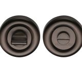 Heritage Brass Round 53mm Diameter Turn & Release, Satin Nickel