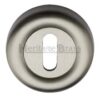 Heritage Brass Standard Key Escutcheon, Satin Nickel