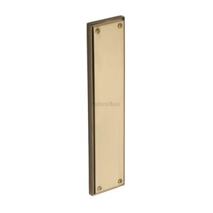 Heritage Brass Raised Fingerplate (282mm x 63mm), Polished Brass Finish