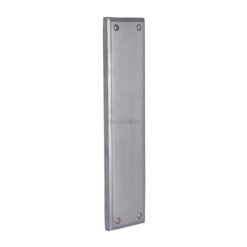 Heritage Brass Raised Fingerplate (282mm x 63mm), Satin Chrome Finish