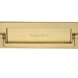 Heritage Brass Postal Knocker Letter Plate (254mm x 79mm), Satin Brass