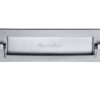 Heritage Brass Postal Knocker Letter Plate (254mm x 79mm), Satin Chrome