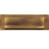 Heritage Brass Gravity Flap Letter Plate (280mm x 80mm), Antique Brass