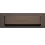 Heritage Brass Gravity Flap Letter Plate (280mm x 80mm), Matt Bronze