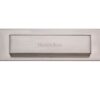 Heritage Brass Gravity Flap Letter Plate (280mm x 80mm), Satin Nickel