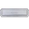 Heritage Brass Gravity Flap Letter Plate (280mm x 80mm), Satin Chrome