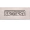 Heritage Brass Letters Embossed Letter Plate (254mm x 101mm), Satin Nickel