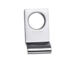 Heritage Brass Rectangular Cylinder Pull (84mm x 45mm), Polished Brass