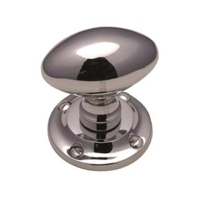 Heritage Brass Suffolk Mortice Door Knobs, Polished Chrome (sold in pairs)