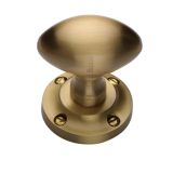 Heritage Brass Suffolk Mortice Door Knobs, Satin Brass  (sold in pairs)