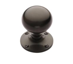 Heritage Brass Westminster Mortice Door Knobs, Matt Bronze  (sold in pairs)