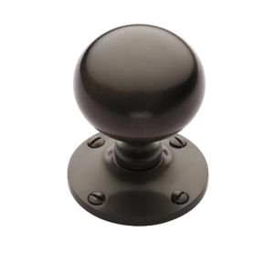 Heritage Brass Westminster Mortice Door Knobs, Matt Bronze  (sold in pairs)