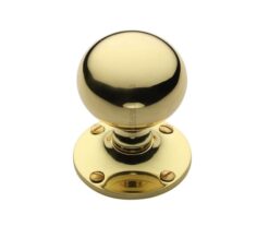 Heritage Brass Westminster Mortice Door Knobs, Polished Brass  (sold in pairs)