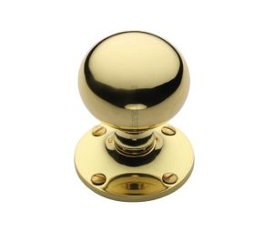 Heritage Brass Westminster Mortice Door Knobs, Polished Brass (sold in pairs)