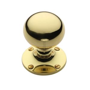 Heritage Brass Westminster Mortice Door Knobs, Polished Brass  (sold in pairs)