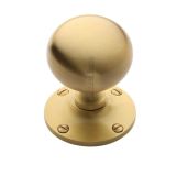 Heritage Brass Westminster Mortice Door Knobs, Satin Brass (sold in pairs)