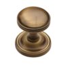 Heritage Brass Whitehall Mortice Door Knobs, Antique Brass  (sold in pairs)