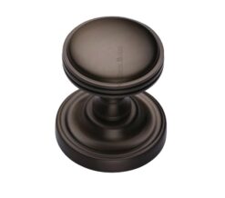 Heritage Brass Whitehall Mortice Door Knobs, Matt Bronze  (sold in pairs)