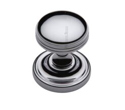 Heritage Brass Whitehall Mortice Door Knobs, Polished Chrome  (sold in pairs)