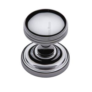 Heritage Brass Whitehall Mortice Door Knobs, Polished Chrome  (sold in pairs)