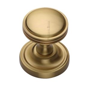 Heritage Brass Whitehall Mortice Door Knobs, Satin Brass  (sold in pairs)