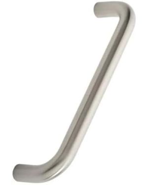 Polished Stainless Steel Finish D Door Pull Handle| Dimensions 19mm x 225mm Modern Design Perfect for Enhancing The Appearance of Doors in Residential, Commercial, or Industrial Spaces