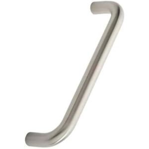 Polished Stainless Steel Finish D Door Pull Handle| Dimensions 19mm x 225mm Modern Design Perfect for Enhancing The Appearance of Doors in Residential, Commercial, or Industrial Spaces