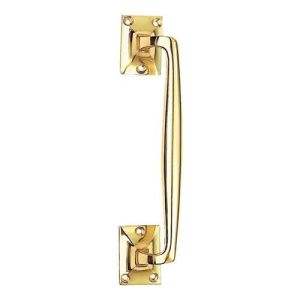 Cranked Door Pull Handle Solid Brass -250mm. Pull Handle is Ideal for Residential and Commercial Applications