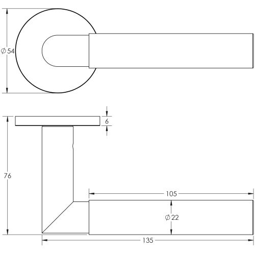 CR-102 Crisp Cylindrical Design with a Clean Mitred Joint