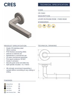 CR-104 Square-Edged Bar and Curved Stem - Image 3