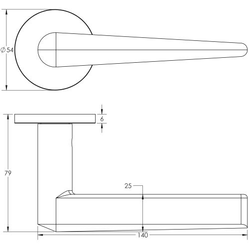 CR-107 Lever with Crisp Angles