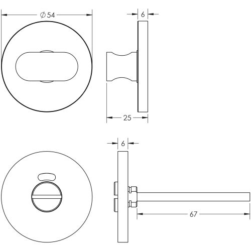 CR-801 Thumbturn and Release