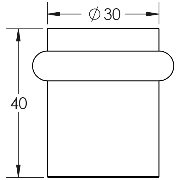 CRES Floor Mounted Door Stop